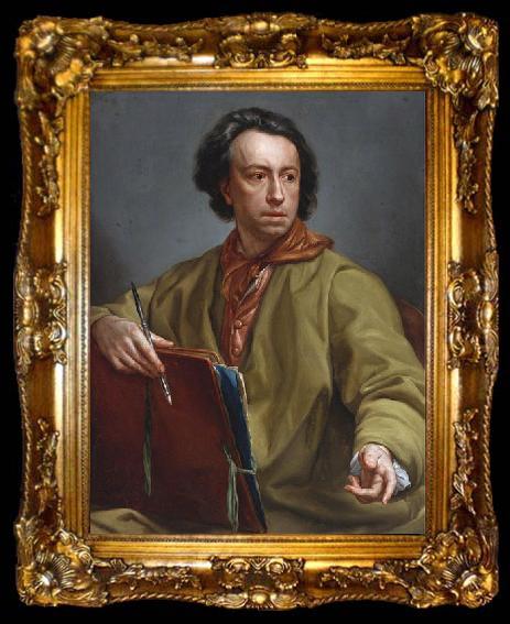 framed  Anton Raphael Mengs Self portrait, ta009-2